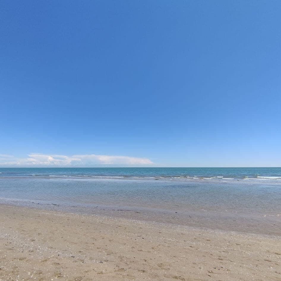 Jesolo sea view from the beach